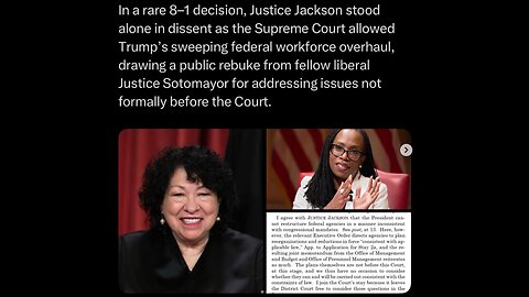 Jackson Draws Rare Liberal Reproach from Justice Sotomayor in Supreme Court Battle