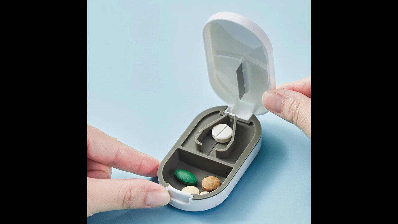 Portable Multi-Functional Medicine Cutting & Dispenser