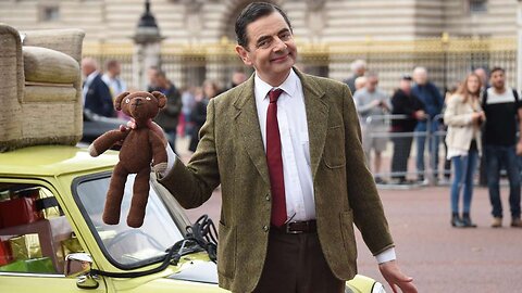 Mr bean has fun shouting orders at some army personnel!