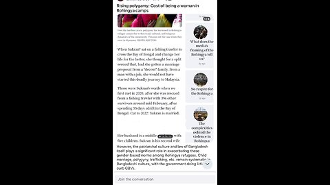 r/whenwomenrefuse | Rising polygamy: Cost of being a woman in Rohingya camps
