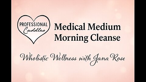 Medical Medium Morning Cleanse