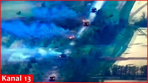 Large-scale Russian attack fails： 15 armored vehicles, motorcycles were crushed