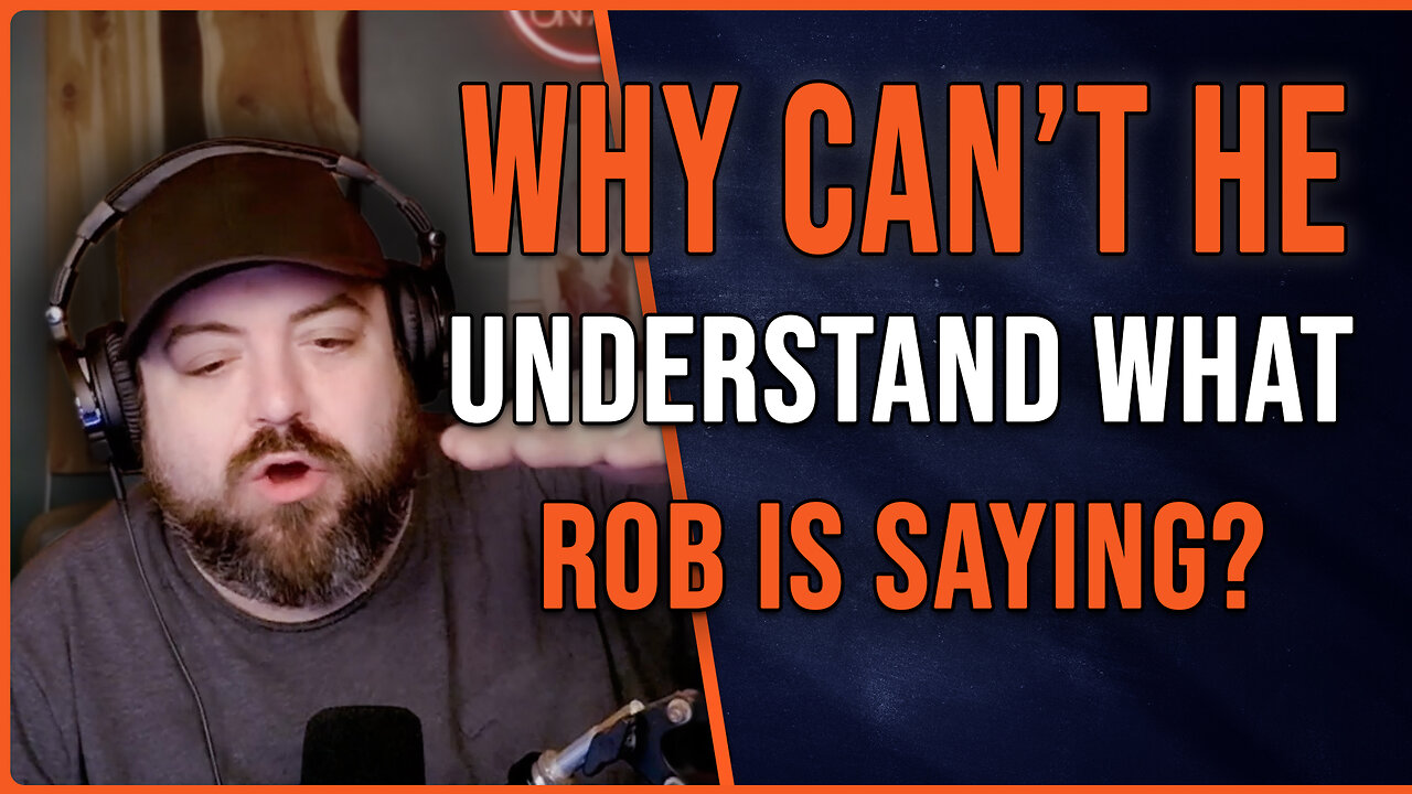 Rob LOSES IT Trying to Explain the Constitution