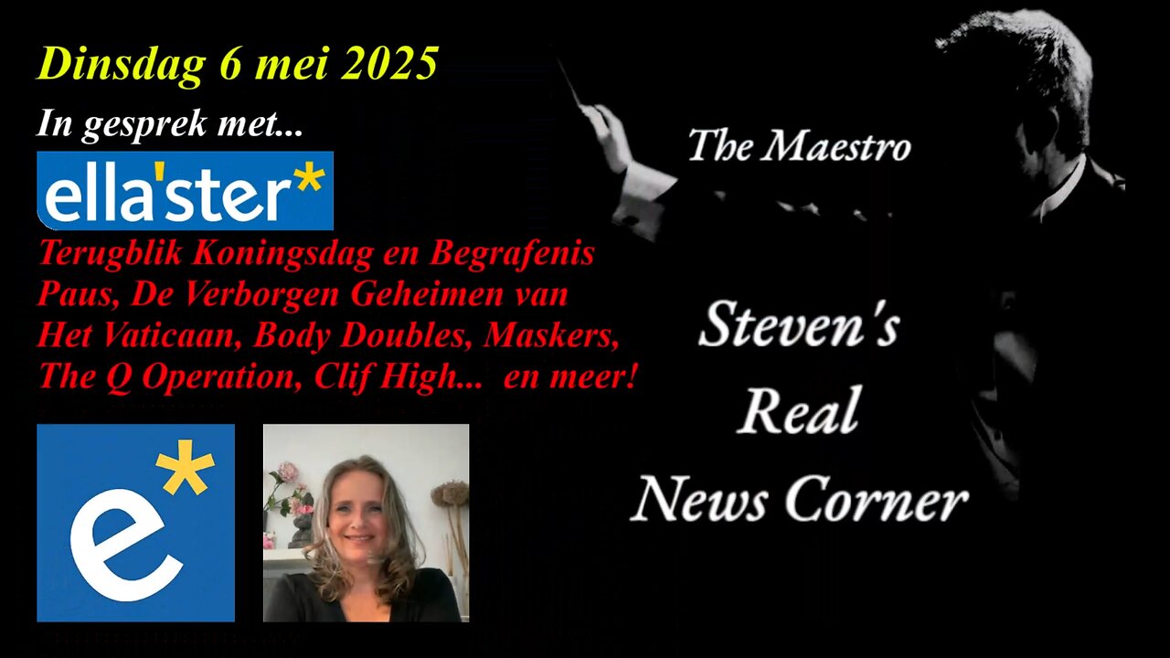 DINSDAG 6 MEI 2025 - THE MAESTRO IN GESPREK #2 MET ELLA STER