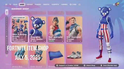 Fortnite Item Shop|July 5, 2025(*New* The Century Garden Bundle)