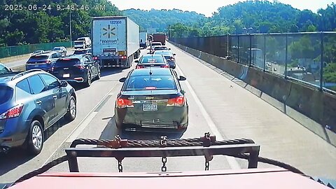 tunnel traffic with police