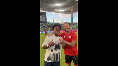 ishowspeed meets Sergio Ramos