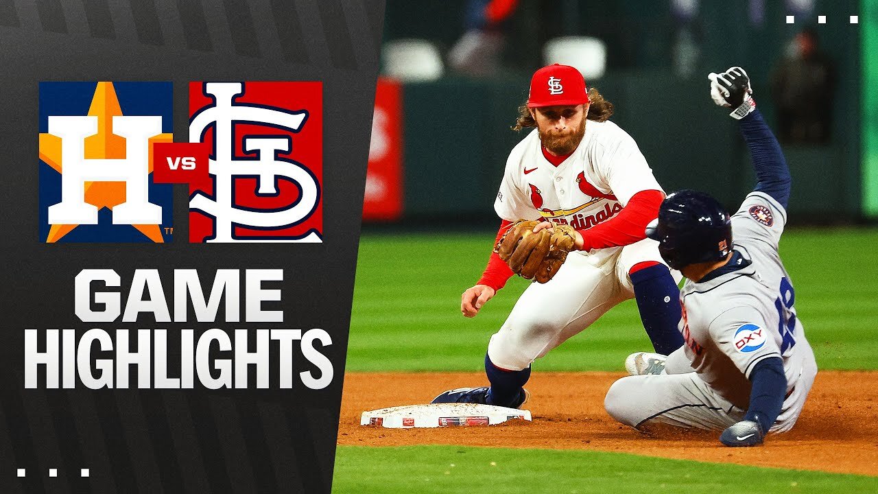 Astros vs. Cardinals Game Highlights (4/15/25) | MLB Highlights