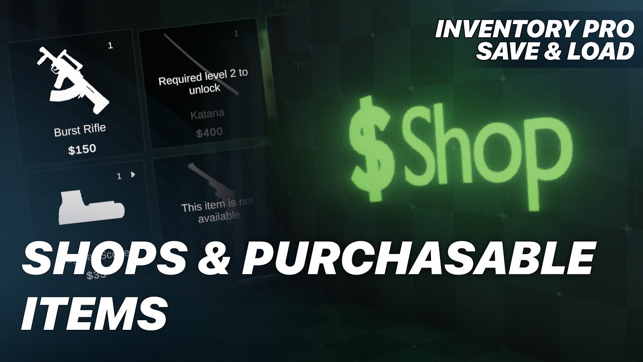 Shops & Purchasable Items | Inventory Pro Add-On for FPS Engine