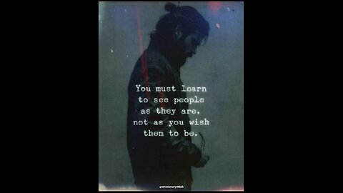 You must learn