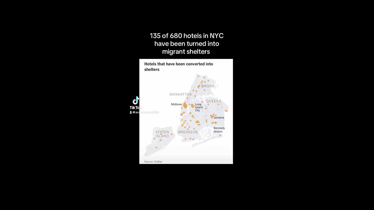 FLASHBACK: The amount of hotels turned into “refugee,” encampments in NYC
