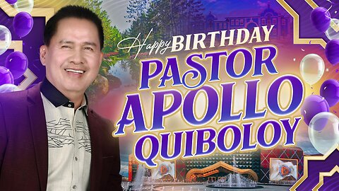 PANOORIN | Mga nagmamahal at sumusuporta kay Pastor Quiboloy sa kanyang kaarawan