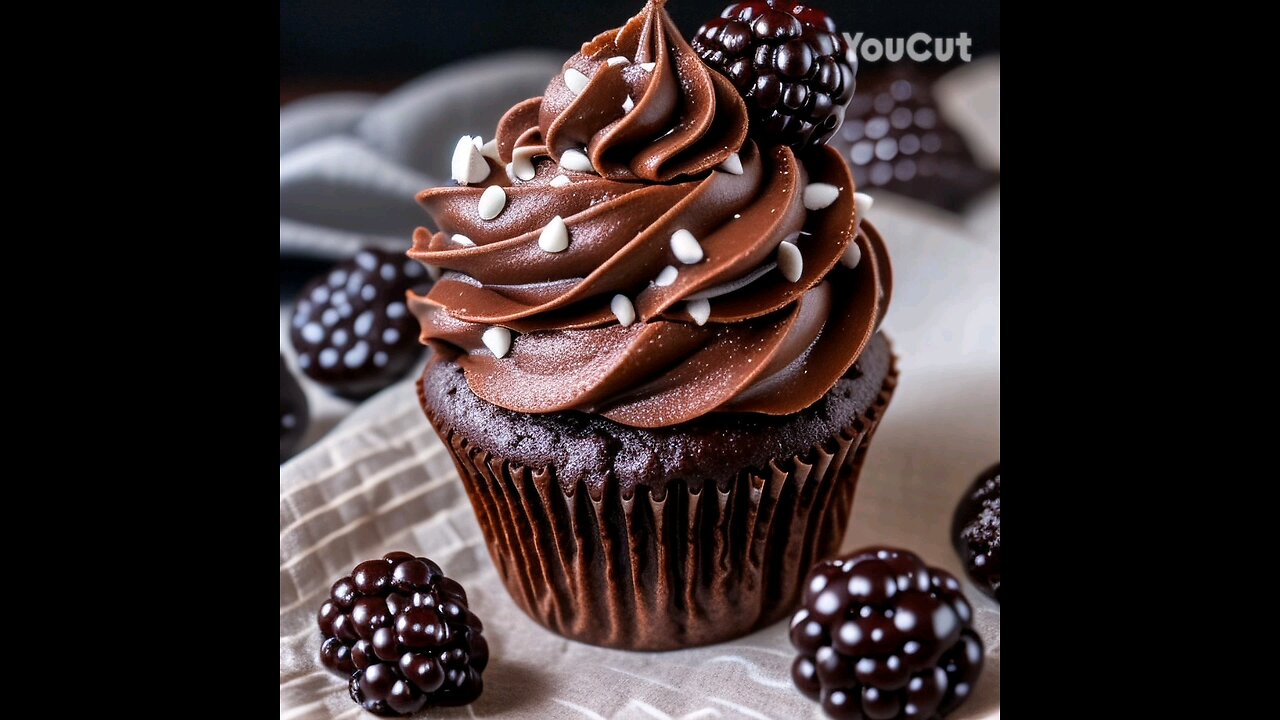 Dark Chocolate Blackberry Cupcakes: A Rich & Fruity Delight!