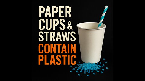 Paper Cups & Straws Contain Plastic