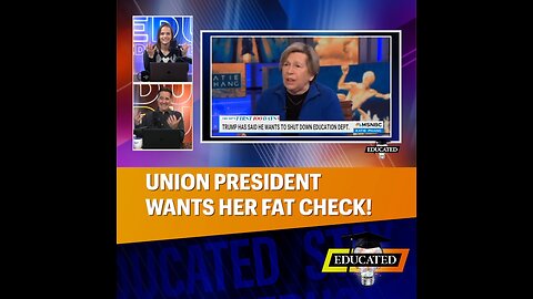 💰Teachers Union President Demands Her Fat Check