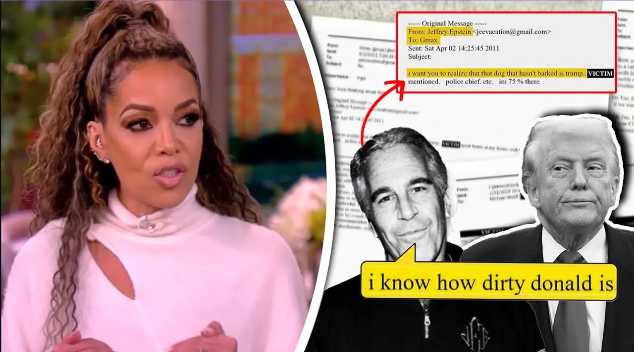 SHOCKING: The View’s Sonny Hostin Says Epstein Emails Help Trump’s Case