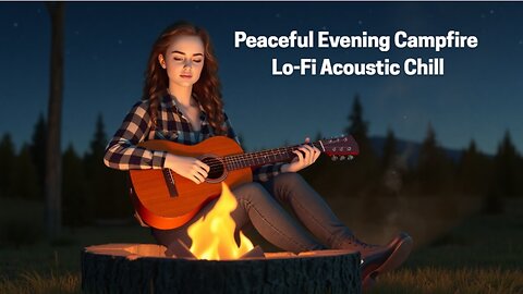 Peaceful Evening Campfire – Lo-Fi Acoustic Chill