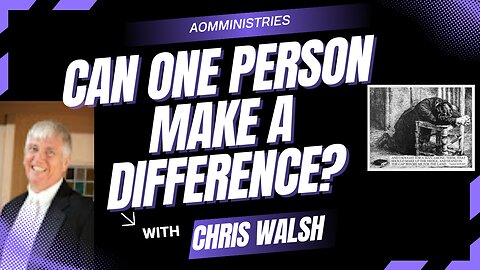 Can One Person Make a Difference?