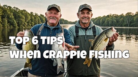 6 things you should know when Crappie Fishing