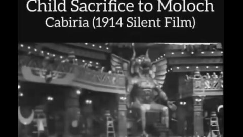 Child sacrifice to Moloch - Cabiria - 1914 Silent Film