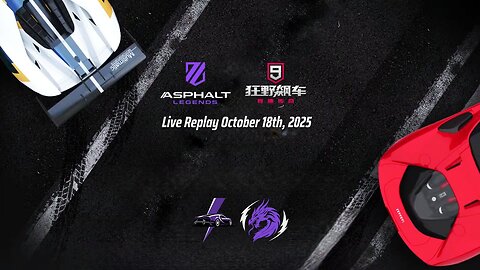 Weekly Stream with Asphalt Legends - Global & China Edition | Live Replay October 18th, 2025 (GMT+8)