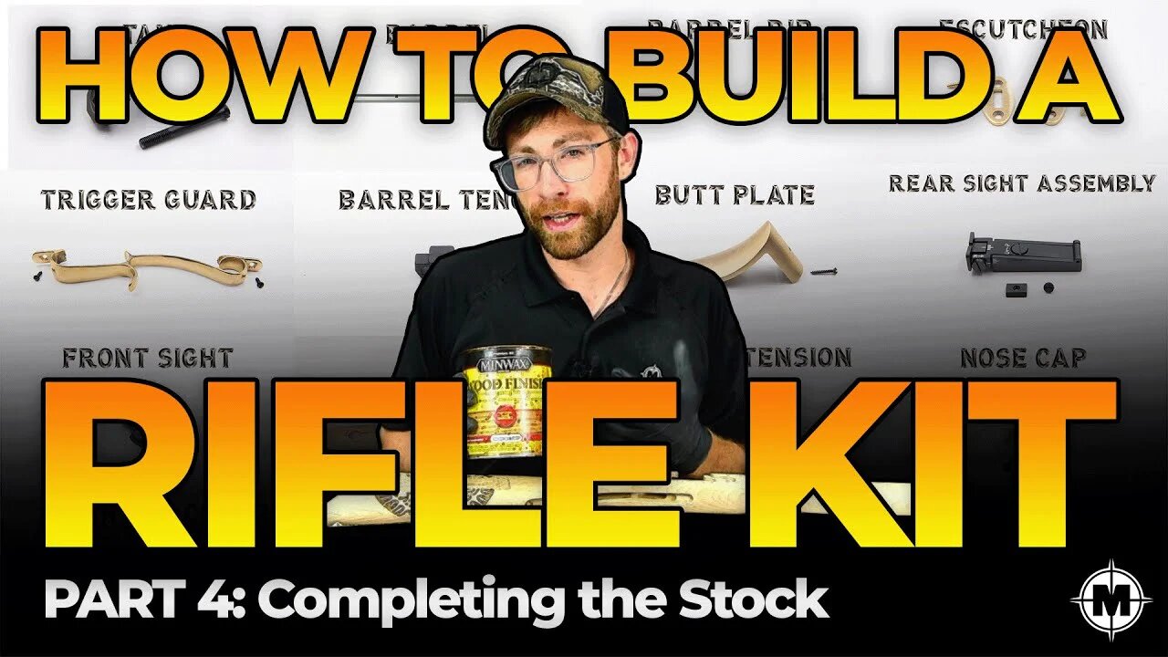 How to Build a Muzzleloader Rifle Kit - Part 4 - Completing the Stock