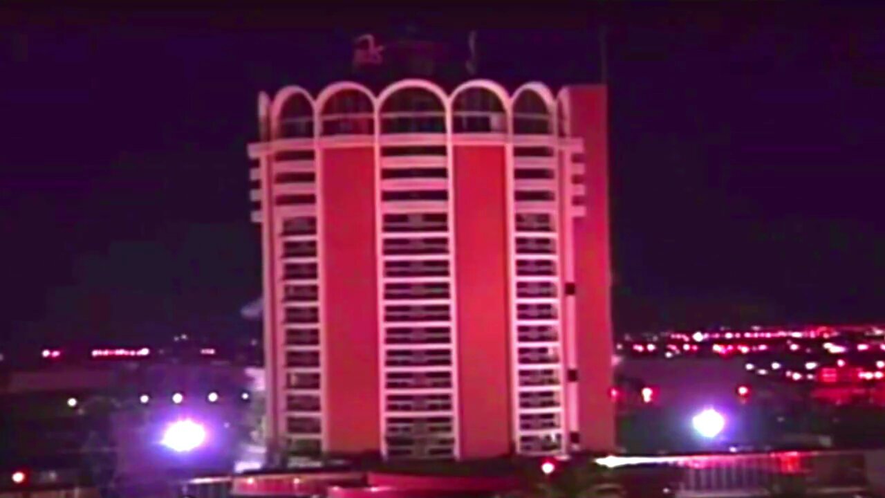 Sands and Aladdin Hotels and Casinos Las Vegas Implosions