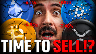 Bitcoin & Altcoins FALLING HARD! (Is This the Time To SELL?)