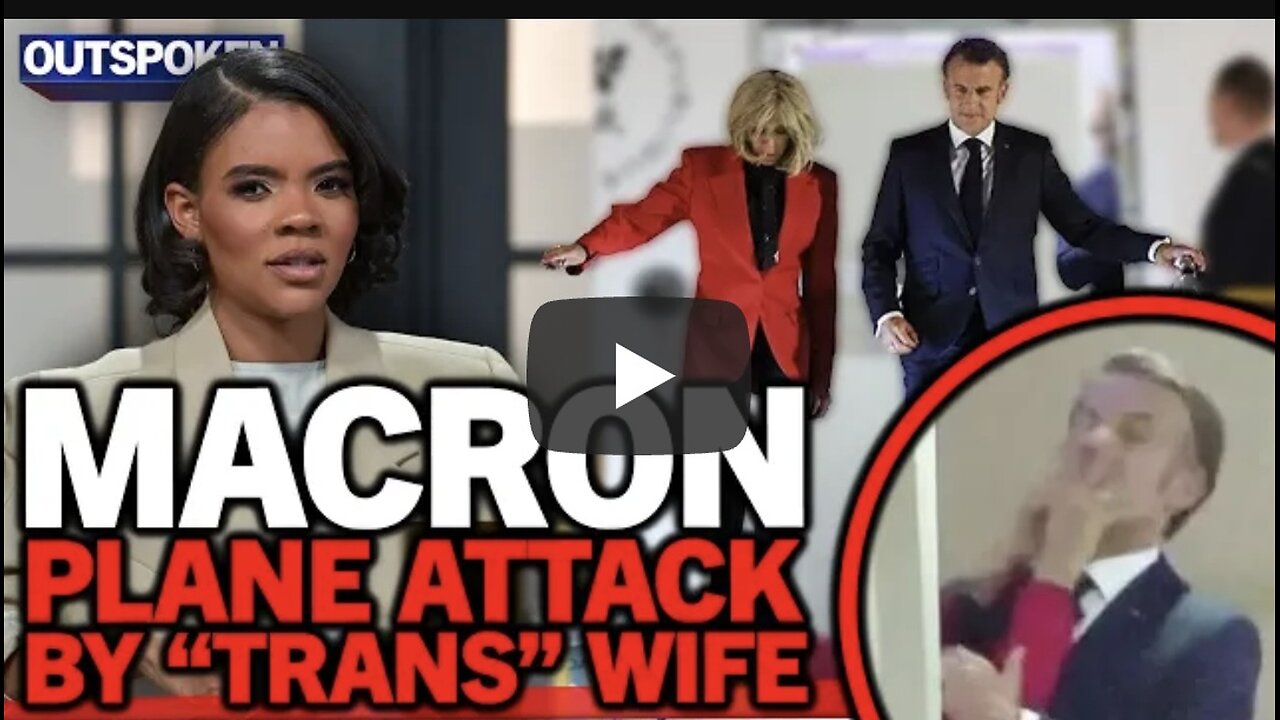 Abused by this dude!" Candace Owens responds to shock Emmanuel Macron plane attack by wife Brigitte