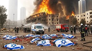 Iran launches missile attack on Mossad headquarters in Tel Aviv