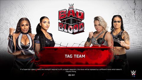 WWE 2k25 Meta Four vs Zoey Stark & Shanya Baszler