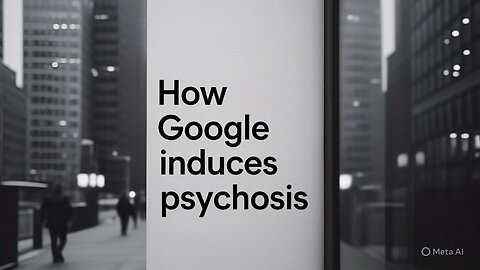 How Google Tries to Induce Psychosis