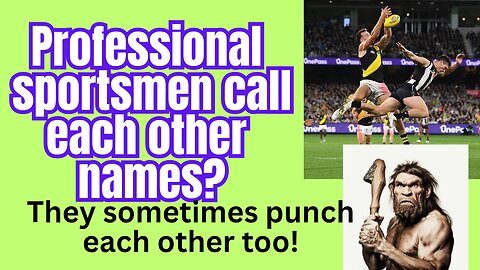 Grown men in a fast, physical sport must be polite to each other?