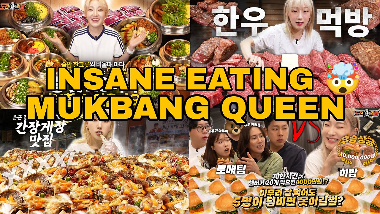 Heebab’s INSANE Eating Challenge 🍜🔥 | Mukbang Queen Never Stops!
