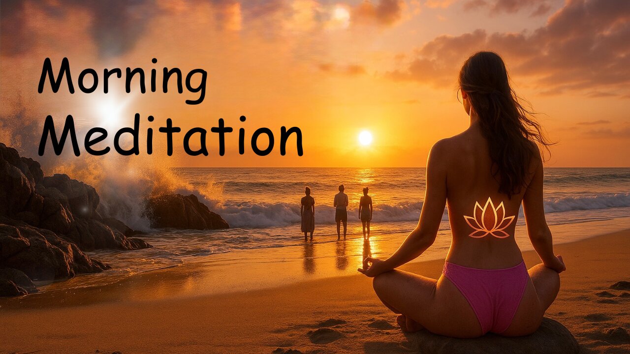 People Came to the Beach at Sunrise 🌅 | Meditation Music Vlog | Feel the Magic