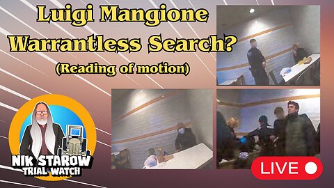 Luigi Mangione Warrantless Search? (reading of motion)