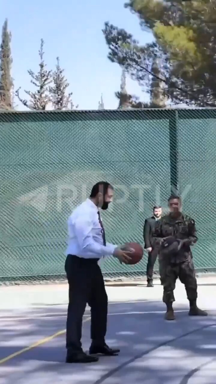 This is the normalized ISIS/al QaedaR us head-chopper playing basketball with top U.S. military
