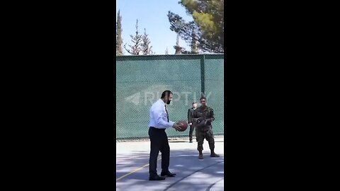 This is the normalized ISIS/al Qaeda'R us head-chopper playing basketball with top U.S. military