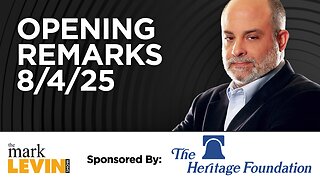 Mark's Opening Remarks - 8/4/25