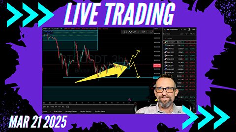 $BITCOIN Major Decision Point. Live Trading 3/21/2025 $Crypto, $Forex, $Stocks, $Gold $Silver