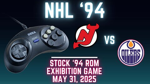 NHL '94: Devils (Icestorm NHL94) at Oilers (Len the Lengend) {Genesis} - Exhibition 133