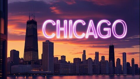 Chicago at Sunset 🌆 | Evening Vibes, Skyline Views & City Sounds