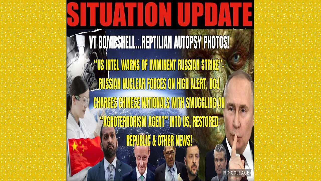 SITUATION UPDATE 6/5/25 - Doj Charges Chinese Nationals With Smuggling An "Agroterrorism Agent"