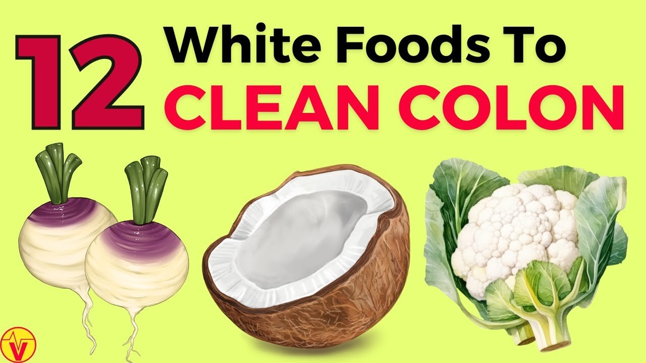 Revitalize Digestion Through 12 Natural White Foods to Unclog Rapidly! VJ37