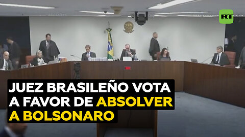 Juez brasileño se desmarca de otros dos y vota por absolver a Bolsonaro