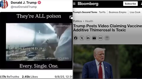SHOCKING CLAIM BY TRUMP: “VACCINES ARE POISON”