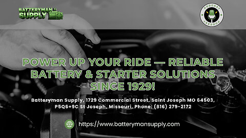 Power Up Your Ride — Reliable Battery & Starter Solutions Since 1929!