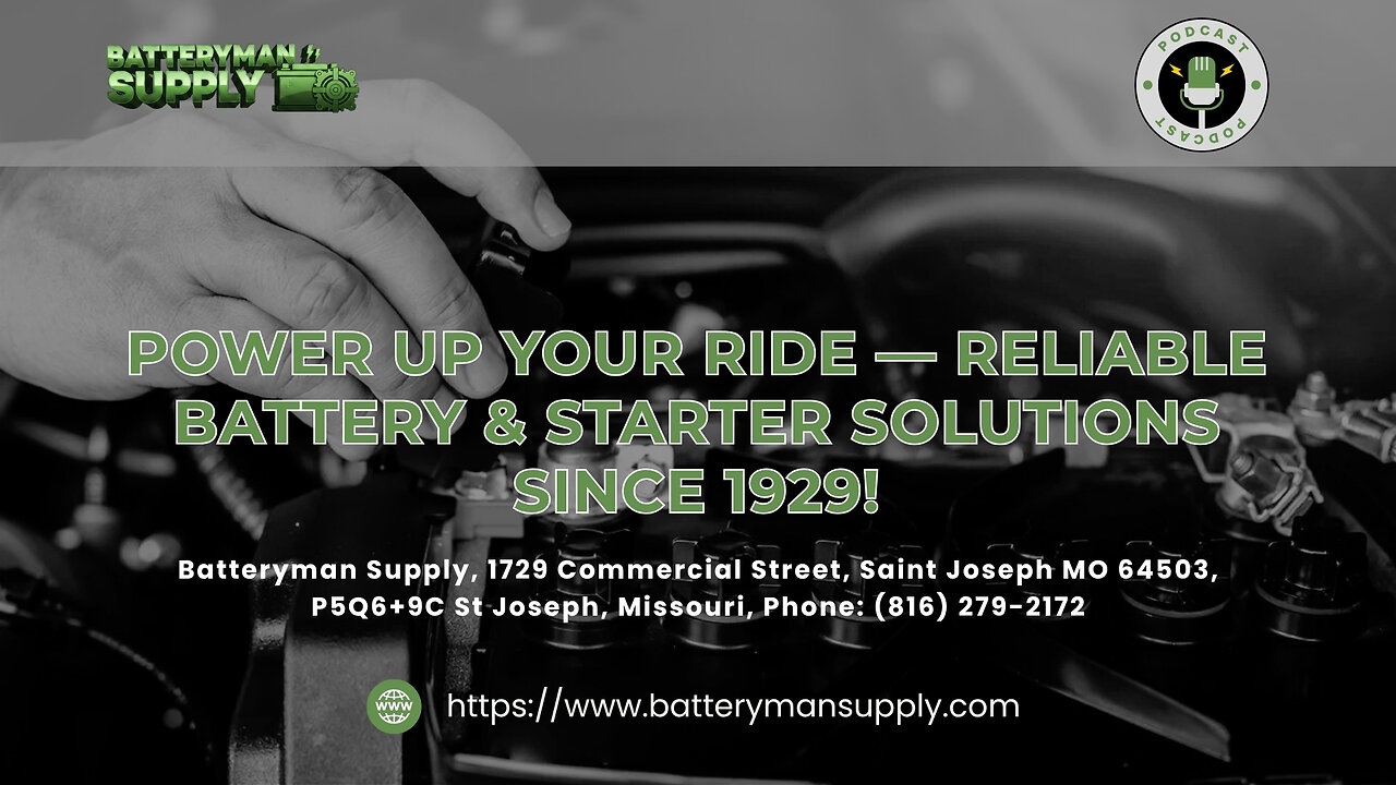 Power Up Your Ride — Reliable Battery & Starter Solutions Since 1929!