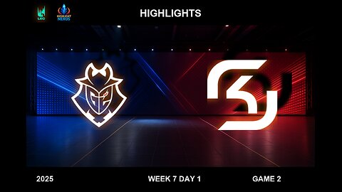 G2 vs SK Highlights Game 2 - LEC Spring Split W7D1 2025 - G2 Esports vs SK Gaming G2