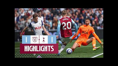 West Ham 1-1 Tottenham | Premier League Highlights